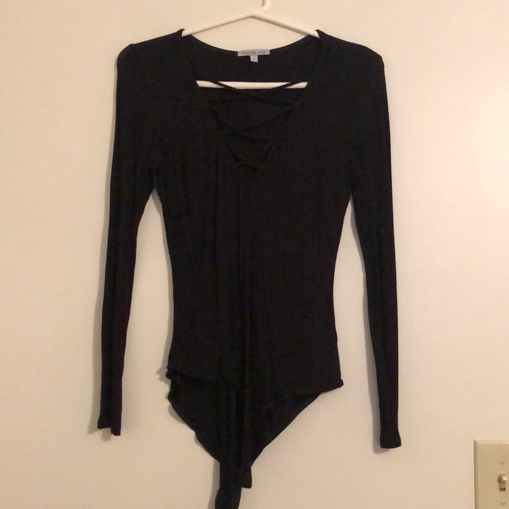 Charlotte Russe Black Bodysuit